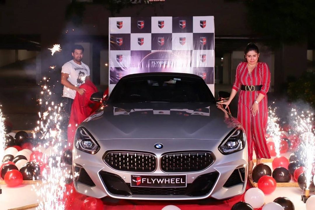 Ankush Hazra and Oindrila Sen's new BMW 
