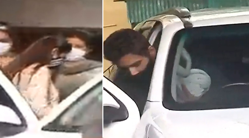Actor Yash Dasgupta takes Nusrat Jahan and her newborn baby home | Sangbad Pratidin