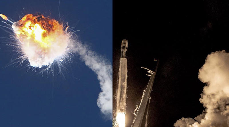 California based company made 'Alpha' rocket blasts off in fiery explosion over Pacific Ocean | Sangbad Pratidin