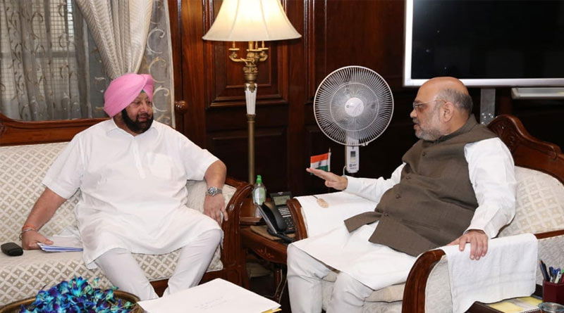 Captain Amrindar Singh snubbed by Congress meets Amit Shah in Delhi | Sangbad Pratidin
