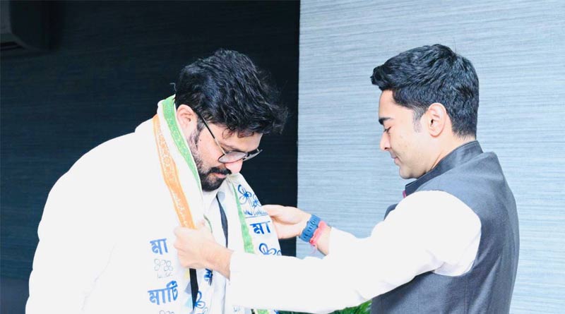 Babul Supriyo at press conference after joining TMC | Sangbad Pratidin