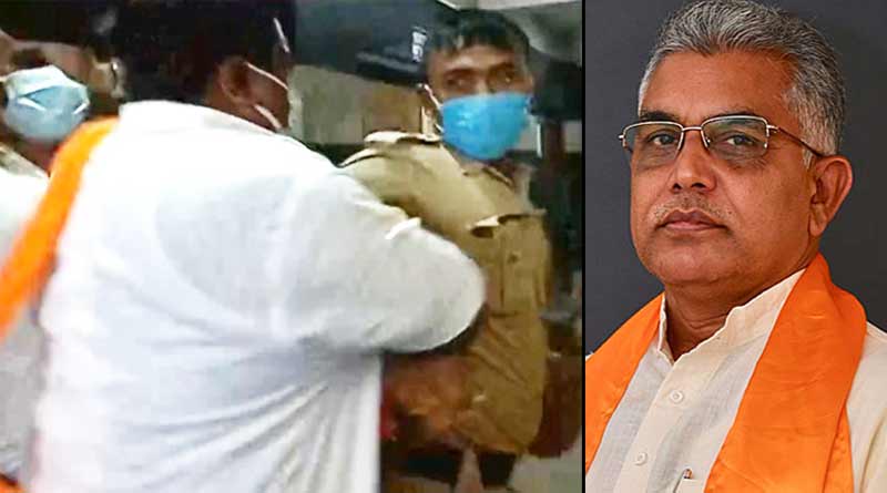 Dilip Ghosh stands by BJP worker who assaulted cop at NRS Hospital