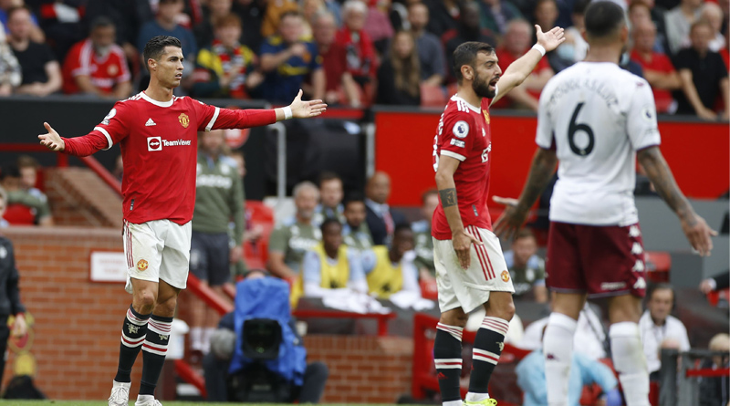 Manchester United lost against Aston Villa and Cristiano Ronaldo did not take Penalty। Sangbad Pratidin