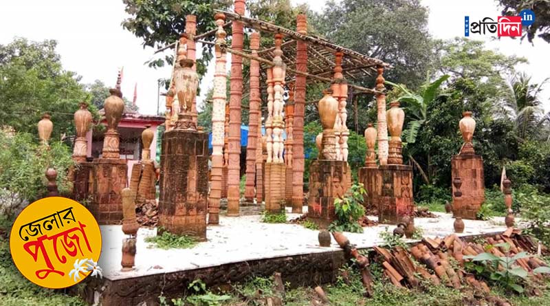 Durga Puja 2021: This puja of Kaksa, Durgapur reminds history of first Durga Puja | Sangbad Pratidin