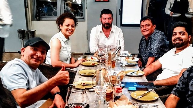 Kangana and Saswata Chatterjee