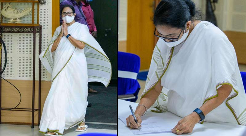TMC supremo Mamata Banerjee submits her nomination for Bhabanipur By Election । Sangbad Pratidin