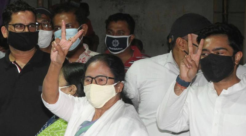 Prashant Kishore meets Mamata and Abhishek Banerjee at Nabanna