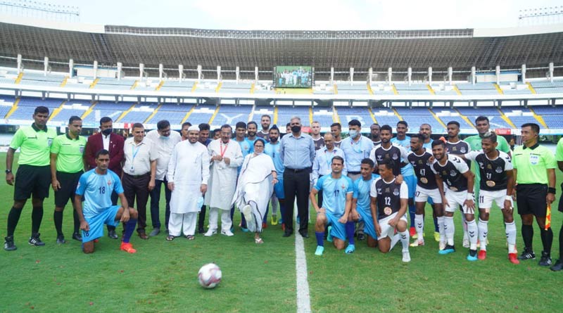 WB CM Mamata Banerjee inaugurated the Durand Cup at YVK | Sangbad Pratidin