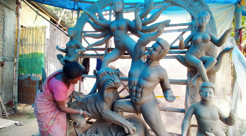 Durga idol