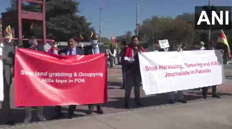 Anti-Pakistan protests held outside Geneva UNHRC office over terror camps in PoK | Sangbad Pratidin