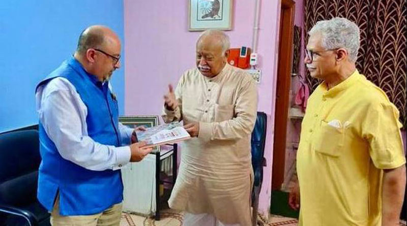 Top US envoy meets RSS chief Mohan Bhagwat। Sangbad Pratidin