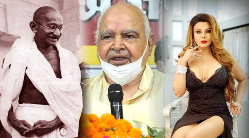 Rakhi Sawant and Mahatma Gandhi remark of UP Speaker sparks row | Sangbad Pratidin