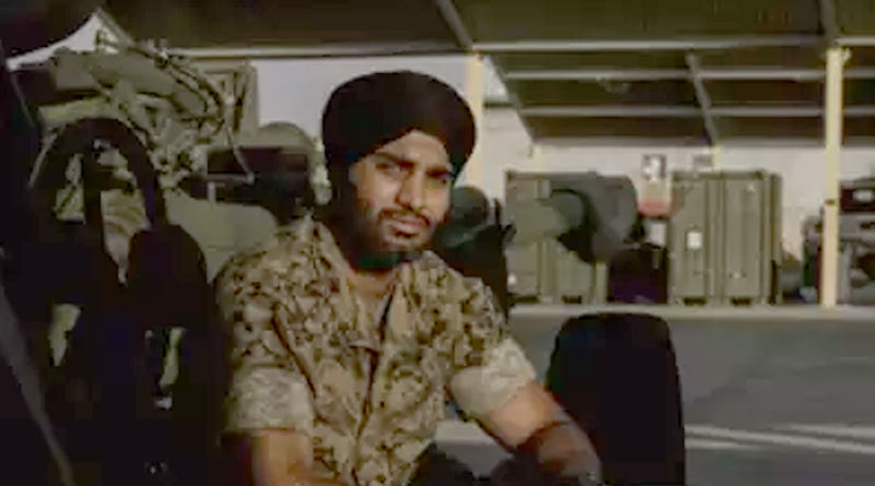 US marines reluctantly let a Sikh officer wear a turban | Sangbad Pratidin