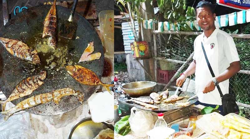 A Teacher of Bardhaman started selling fish fry to increase income during Corona crisis | Sangbad Pratidin
