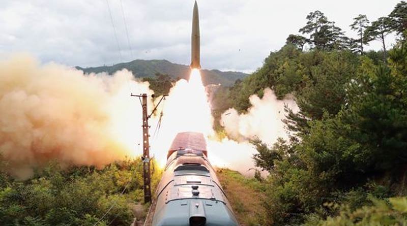 North Korea fires missile from train, releases video | Sangbad Pratidin