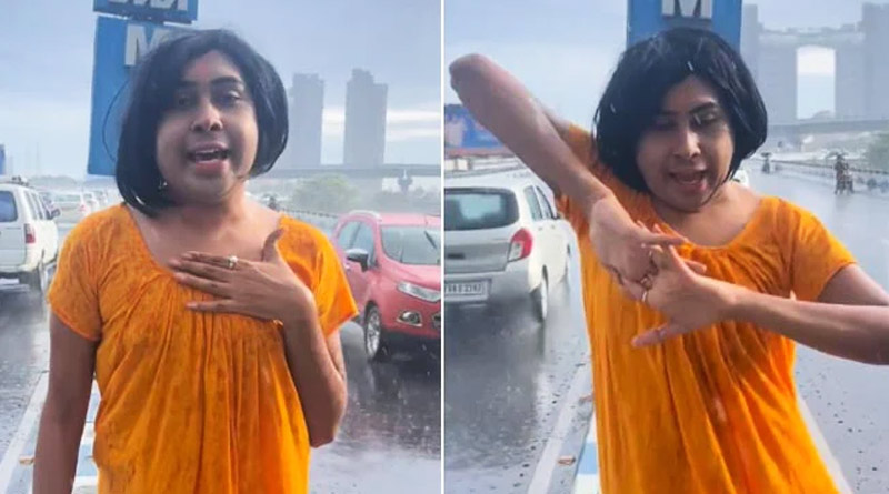 Kolkata's youtuber Sandy Saha Fined For Dancing On Maa Flyover | Sangbad Pratidin