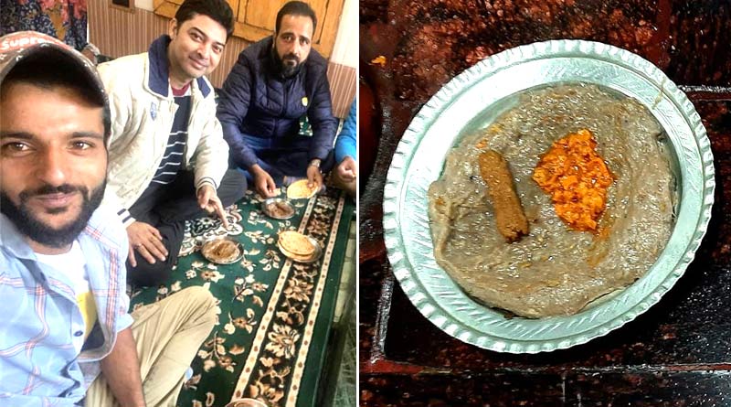 Actor Bhaswar Chatterjee shares his Harissa eating experience in Kashmir | Sangbad Pratidin
