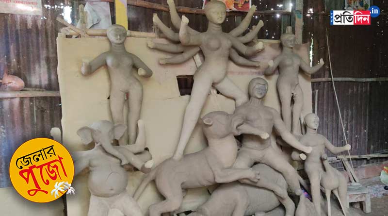 Former inmate makes Durga Idol at Balurghat Central Jail । Sangbad Pratidin