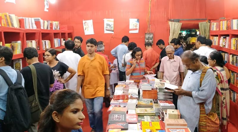 Durga Puja 2021: Left front is communicating with mass through book stalls during Puja | Sangbad Pratidin