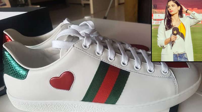 New controvesry arises with the shoe of Pak journalist Jainab Abbas that featuring like Bangladesh flag | Sangbad Pratidin