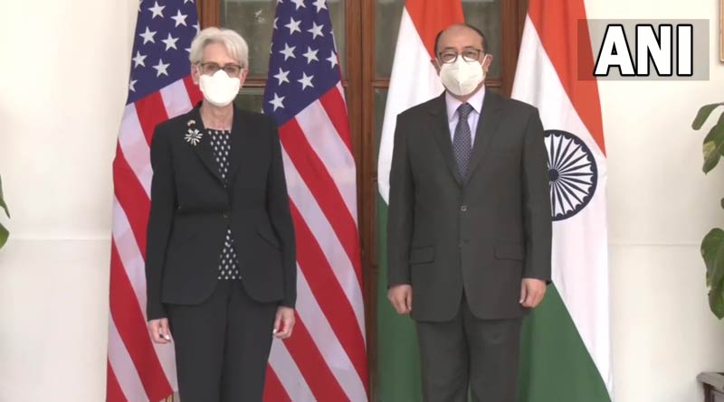 US Deputy Secretary of State Wendy Sherman and Foreign Secretary Harsh V Shringla hold a bilateral meeting | Sangbad Pratidin