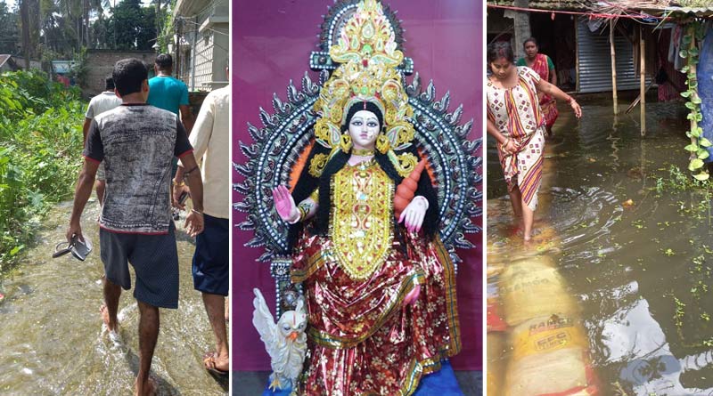 Yuva TMC leaders helped priests to reach to their destiny on Lakhmi Puja | Sangbad Pratidin
