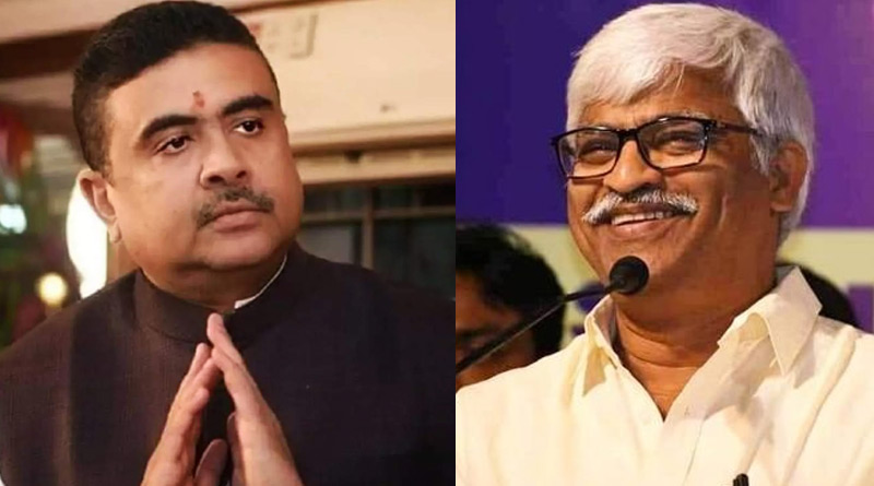 BJP leader Suvendu Adhikari met CPM leader Sujan Chakraborty | Sangbad Pratidin