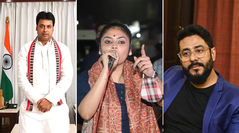 Saayoni Ghosh: TMC MLA Raj Chakraborty expresses outrage in protest of arrest of Saayoni Ghosh in Tripura | Sangbad Pratidin