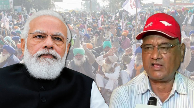 Anil J Ghanwat lashes out at PM Modi after Farm laws windthrown | Sangbad Pratidin
