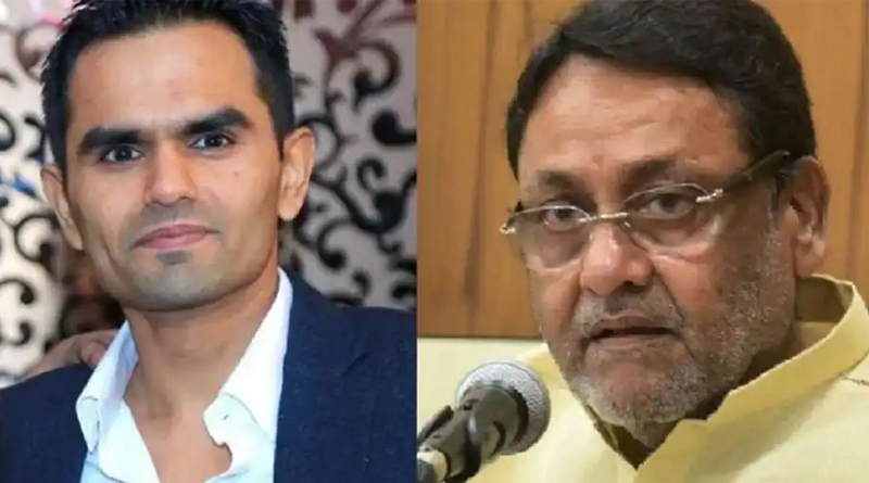 Maharashtra minister Nawab Malik again attacks NCB officer Sameer Wankhede । Sangbad Pratidin
