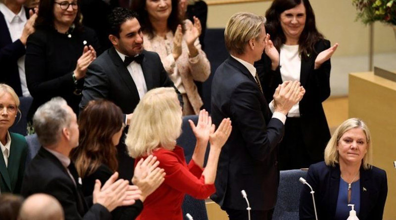 Sweden's first female PM resigns hours after appointment। Sangbad Pratidin