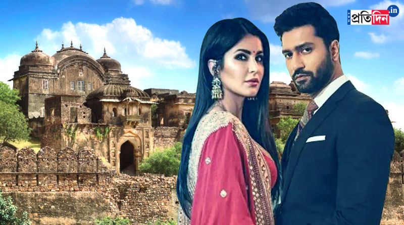 Bollywood Couple Katrina Kaif And Vicky Kaushal's Grand Entry For Wedding | Sangbad Pratidin