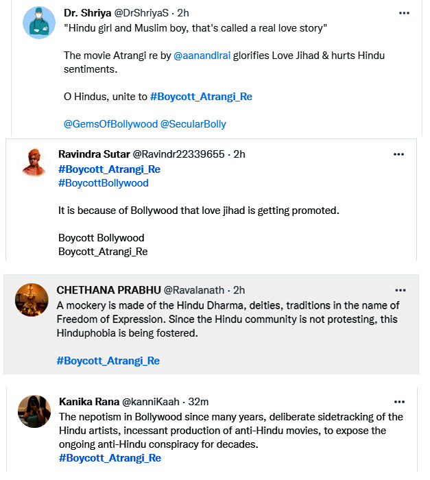 Boycott Atrangi Re