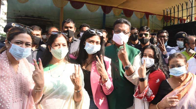 Firhad Hakim, in a different mood on the day of Kolkata Civic Polls