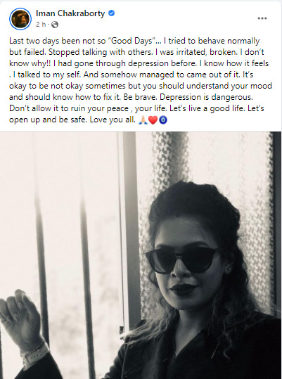 Iman Facebook Post