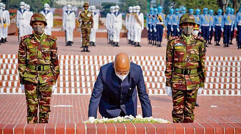Ram Nath Kovind shares stage with Sheikh Hasina on Victory Day parade | Sangbad Pratidin
