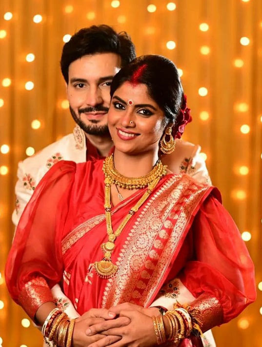  Actress Sayantani Ghosh Marries Anugrah Tiwari