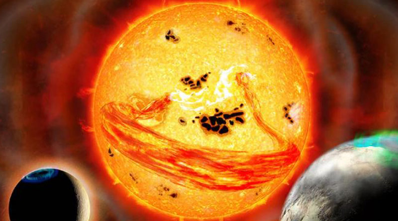 Scientists studied coronal mass ejection from a star sounding warning bells for Earth। Sangbad Pratidin