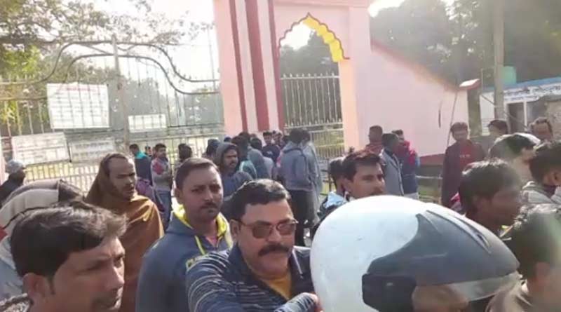 Theft in a temple at amdanga, police started investigation | Sangbad Pratidin