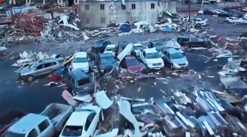 Dozens of devastating tornadoes roared through six US states overnight | Sangbad Pratidin