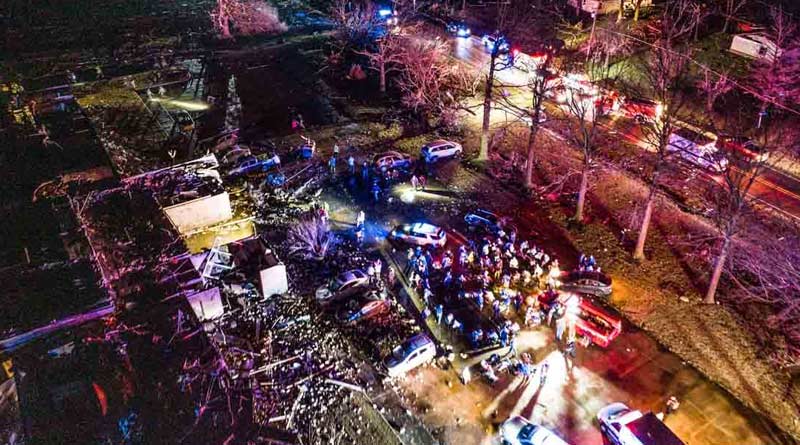 US Tornado: Atleast 50 feared dead after Tornado hits Kentucky, US.State of emergency imposed | Sangbad Pratidin