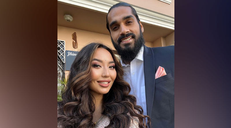 National team footballer Sandesh Jhingan ties the knot with Russian Ivanka Pavlova। Sangbad Pratidin