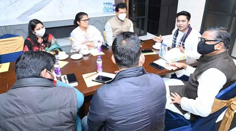 TMC leader Abhishek Banerjee slams Congress in Tripura | Sangbad Pratidin