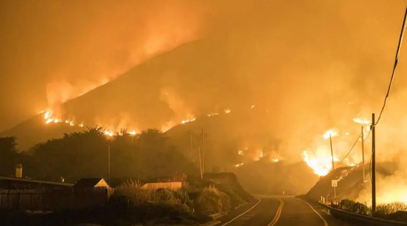 Wildfire Near California's Big Sur Forces Evacuations | Sangbad Pratidin