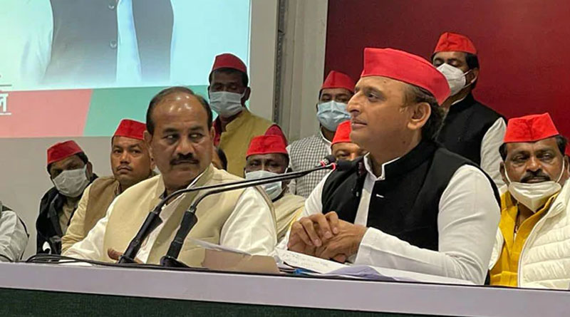 UP Minister Dara Singh Chauhan Quit BJP Joins Samajwadi Party | Sangbad Pratidin