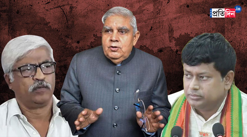 BJP and Left support West Bengal Governor Jagdeep Dhankhar of ongoing conflict between CM and Governor | Sangbad Pratidin