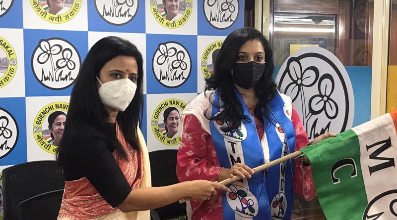 Goa Congress leader Rakhi Prabhudessai Naik joined TMC | Sangbad Pratidin