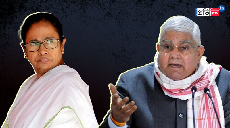 Bengal Governor Jagdeep Dhankhar continues to attack CM Mamata Banerjee even at National Voters' Day | Sangbad Pratidin