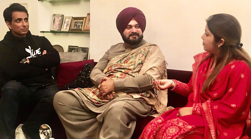 Actor Sonu Sood's Sister Malvika Joins Congress ahead of Punjab Election | Sangbad Pratidin