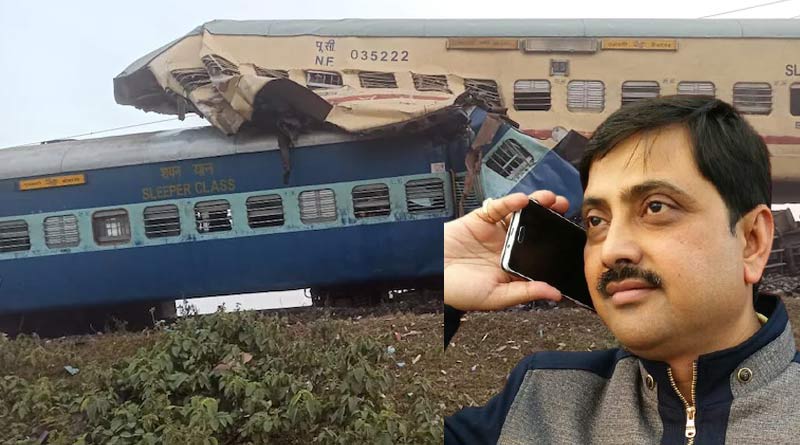 Tmc leader Sourav Chakraborty speaks over Bikaner Express derailed | Sangbad Pratidin